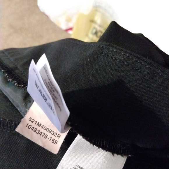 Boot Leg Dress Pant Jones of New York Stretch Black Girl Boss Minimalist Size 16 - Picture 7 of 7